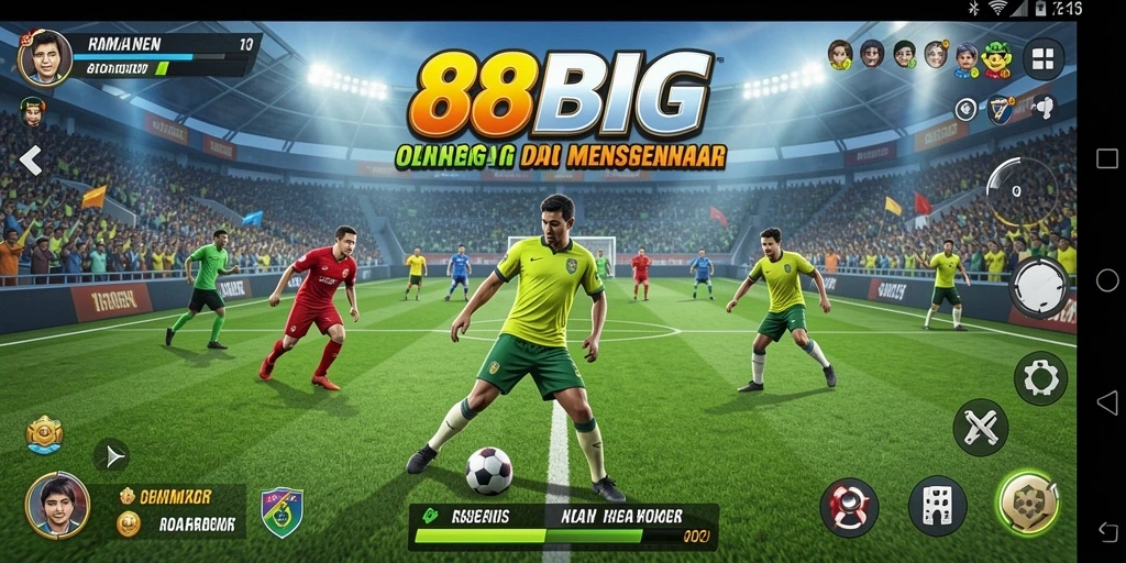Tampilan gameplay seru dari permainan olahraga 88BIG.