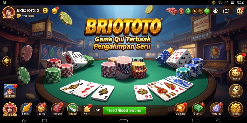 Gameplay seru BRIOTOTO dengan permainan QiuQiu yang menarik.