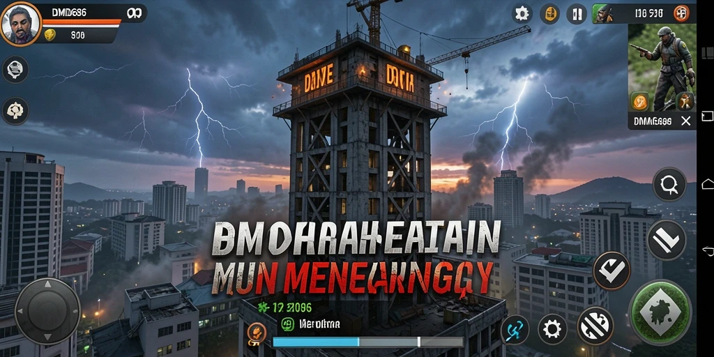 Tampilan gameplay DMD686 dengan strategi pertahanan yang mendebarkan.