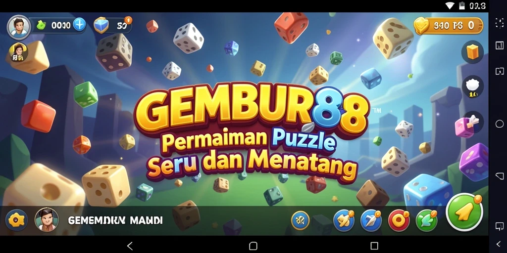 Screenshot utama menampilkan gameplay seru dari GEMBUR88.