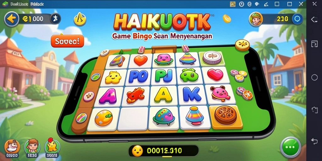 Screenshot gameplay HAIKUOTK yang mendebarkan saat bermain Bingo.
