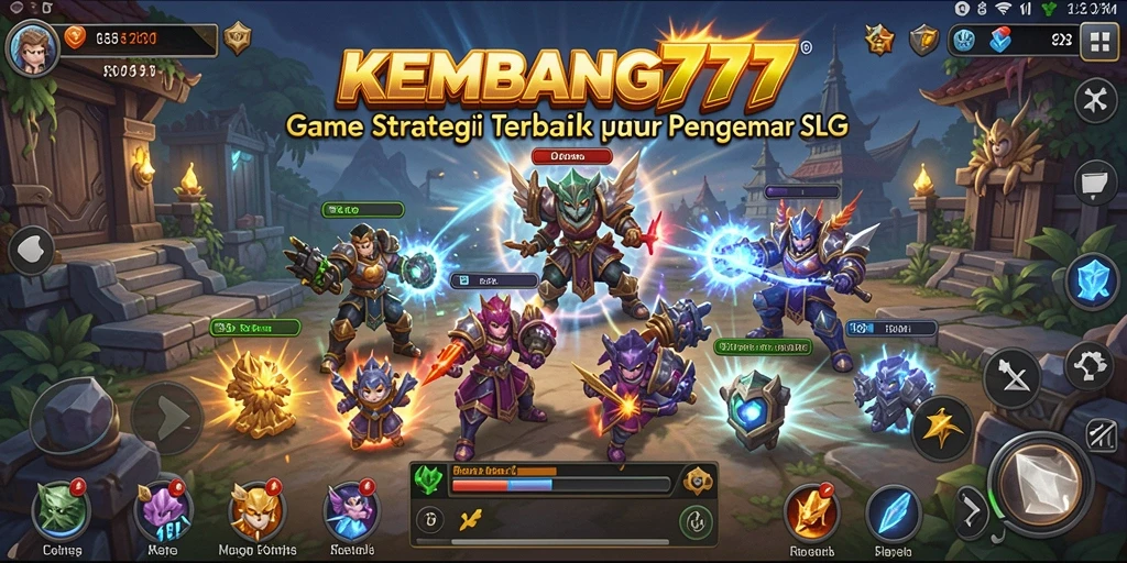 Tampilan menarik dari gameplay SLG KEMBANG777