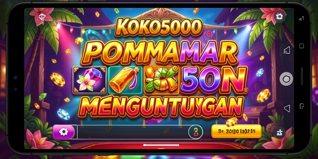 Tampilan gameplay KOKO5000 yang menarik dan penuh warna.