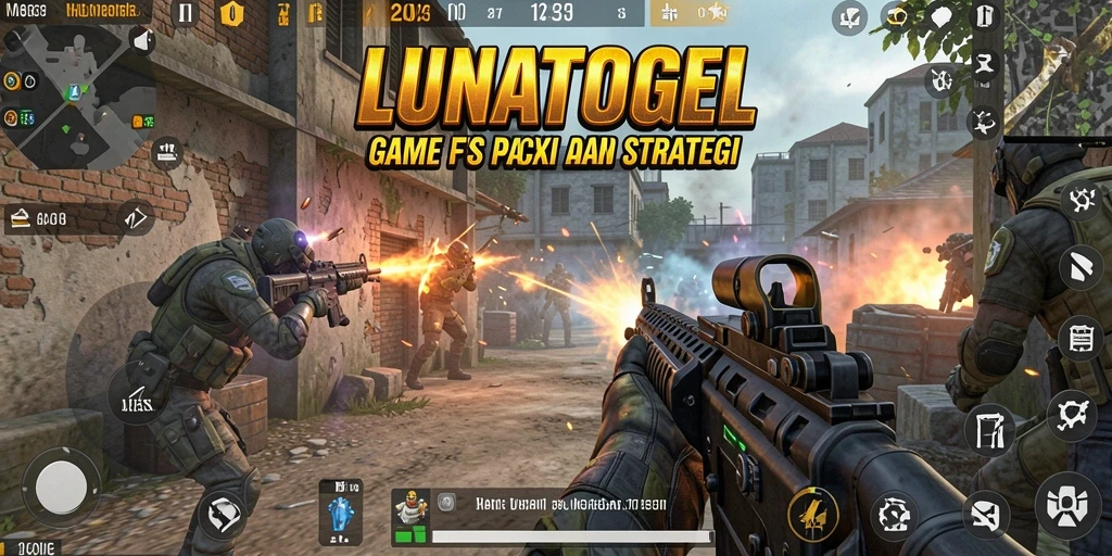 Tangkapan layar menunjukkan momen intens dalam pertempuran FPS.