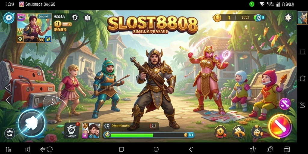Tampilan gameplay SLOST8808 yang menakjubkan dan realistis.