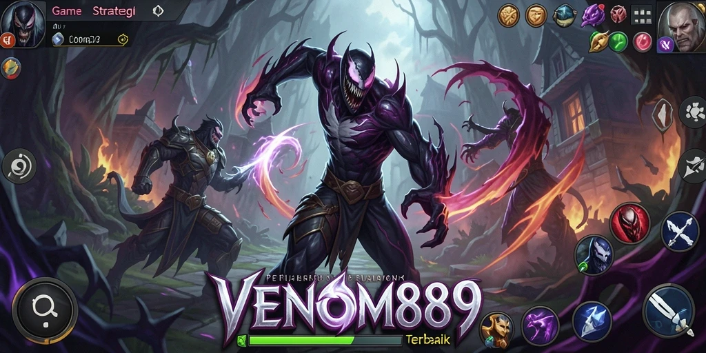 Tampilan gameplay VENOM889 yang seru dan penuh strategi.