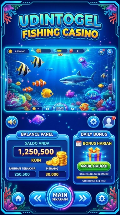 Tampilan utama aplikasi udintogel yang menarik dan mudah digunakan.